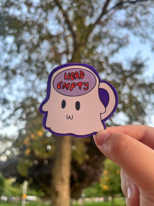 Head Empty Sticker