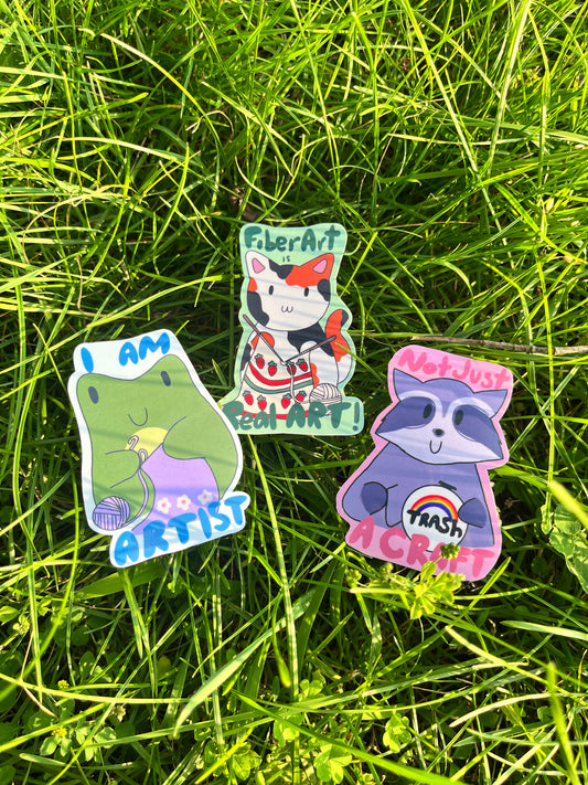 Fiber Artist Stickers