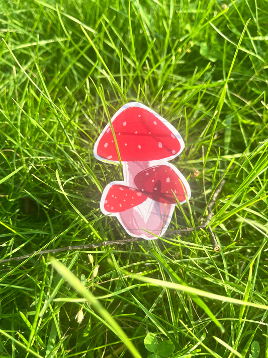 Many Mushrooms Sticker